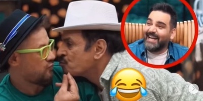 یادی کنیم از واکنش بامزه علی صادقی به گوریل شدن آقا رشید در جوکر+ویدئو / میگه آلوچه خشک میخوری گوریل😂