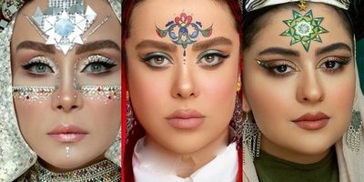 سبک گریم جالب بازیگران ایرانی با الهام از بناهای تاریخی/مریم معصومی، حدیث فولادوند، صحرا اسداللهی، فاطیما بهارمست، الهام اخوان، بهاره رهنما و...