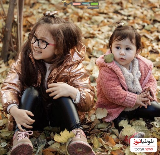 نگاهی به منظره چشم نواز از آفتاب گرفتن نبات،دختر کوچولوی شاهرخ استخری و دوستش در بلژیک/ قرتی خانوم ضدآفتابم میزنه!