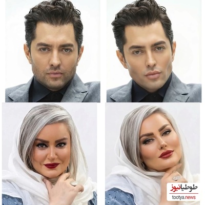 نسخه فیکِ ستاره‌های محبوب؛ وقتی هوش مصنوعی بازیگران ایرانی را جراحی زیبایی می‌کند! +ویدیو/ عاقبت بازیگری که به فیلتر و ژل علاقه پیدا کند😉