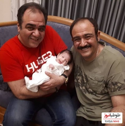 استایل باورنکردنی مهران غفوریان و برادرش در حال نوازندگی در یک مهمانی دهه 60 با گیتار بیس+عکس