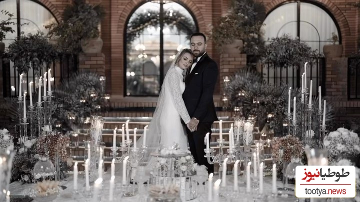نگاهی به جشن عروسی نیلوفر پارسا بازیگر سریال آوای باران و همسر هنرمندش مزین به صدای شجریان