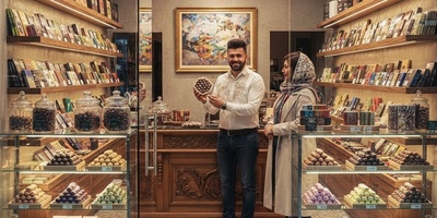 خلاقیت خنده دار شکلات‌فروش هرمزگانی برای نسیه ندادن به مشتری کمر عذر و بهانه را به 10 قسمت مساوی تقسیم کرد +عکس / من شیفته سلولهای مغزت شدم😂