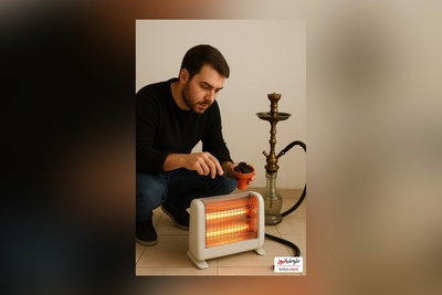 خلاقیت  خنده‌دار " جوان ایرانی" در گرم کردن قلیان با هیتر برقی حماسه ساز شد/ هنر نزد ایرانیان است و بس/ والسلام😂