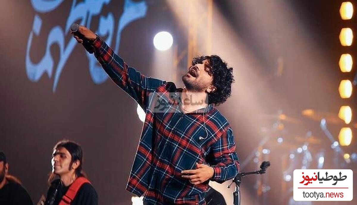 یادی کنیم از لحظه زمین خوردن عرفان طهماسبی در کنسرت تبریز+ ویدئو / همین که چشم و دلم روشن رو گفت...