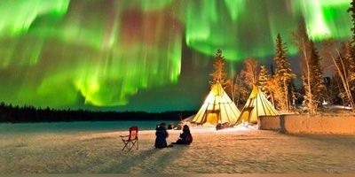 شب هایی که مثل روز روشن است!؛ اتفاق باورنکردنی و تماشایی در دل شب های تاریک سوئد+ویدئو