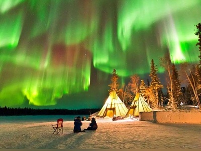 شب هایی که مثل روز روشن است!؛ اتفاق باورنکردنی و تماشایی در دل شب های تاریک سوئد+ویدئو