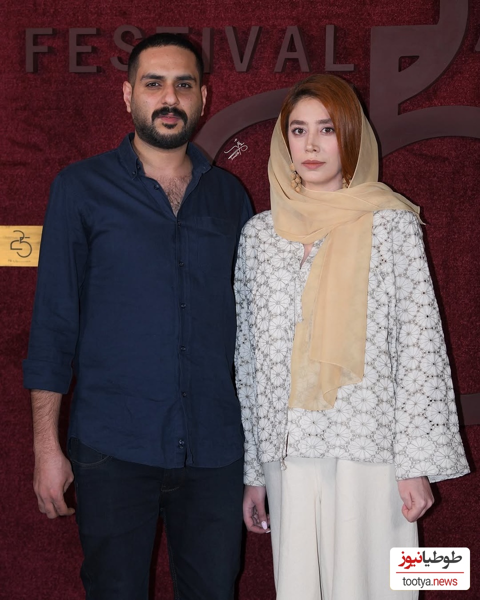 پدرام پورامیری و همسرش