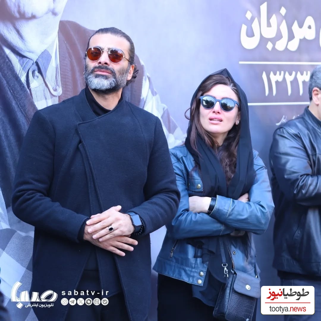 استایل بازیگران ایرانی در مراسم تشییع هادی مرزبان/ نیکی مظفری، بهاره رهنما، شیوا مکینیان، فرهاد آئیش و مائده طهماسبی، رها خدایاری، شهره سلطانی، مجید مظفری و...