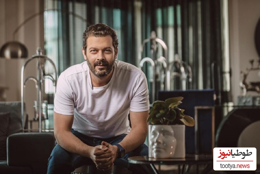 نگاهی به دکوراسیون خانه پژمان بازغی؛ از پرده‌هایی چندرنگ و مبلمانی ساده تا نصب گلیم روی دیوار، لوستر کریستالی قدیمی و آنتیک‌هایی که حال و هوای شمال رو داره+ویدیو