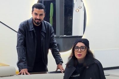 خونه زندگی شاهانه قصر دوبلکس لیلا بلوکات «نفرتیتی سریال یوسف پیامبر» با رویکرد مینیمالیستی مدرن/ مبلمان ال، چراغ آویز سقفی، اکسنت وال، کاناپه تلفیقی از سنگ و...