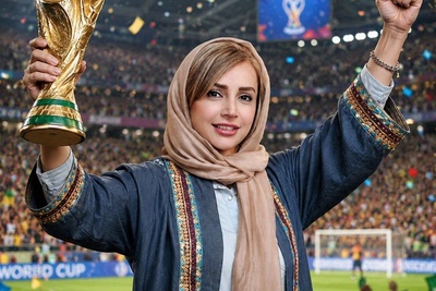 شبنم قلی خانی نتیجه بازی ایران و بلژیک را عوض کرد! شیر مادر نان پدر حلالت👌