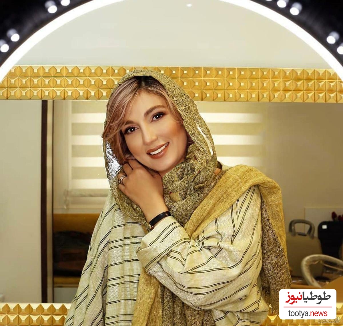 دکوراسیون آپارتمان متراژ بالایِ حدیث میرامینی در تهران؛ از ناهار خوری چوبی و عتیقه تا سِت بودن رنگ مبلمان و پردههای پذیرایی+فیلم