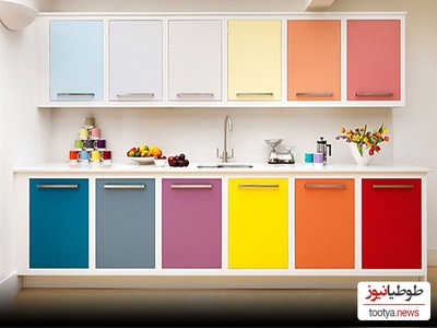 کابینت‌هایتان را به این رنگ‌ها نزنید! حتی اگر ترند سال قبل بوده‌اند / فهرست ممنوعه رنگ کابینت!