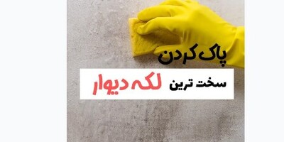 (ویدیو) پاک کردن سخت ترین لکه دیوار با این محلول معجزه آسا/ حتی دیوارایی که 10 سال تمیز نشدن با این ترفند برق افتادن