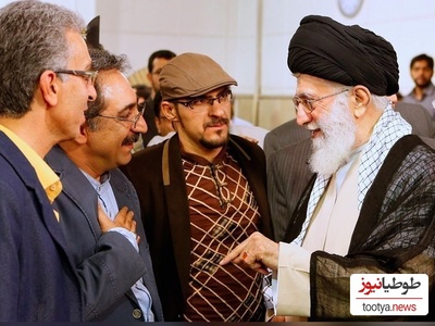 دقایقی همراه با صمیمیت دلنشین رهبر انقلاب با هنرمندان در بیت رهبری؛ از شوخی با کارگردانان سینما و بازیگر سریال بچه مهندس تا گوش دادن به انتقادت کارگردان و تهیه‌کننده سریال لیسانسه‌ها+ویدیو