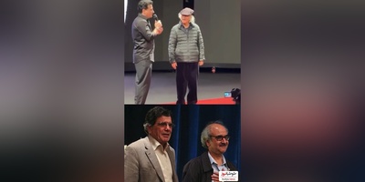 لوح زرین همایون شجریان از دستان استاد شفیعی کدکنی و صحبت های احساسی او: دلم میخواد تو ایران جان بسپارم