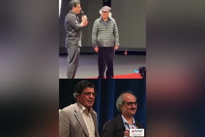 لوح زرین همایون شجریان از دستان استاد شفیعی کدکنی و صحبت های احساسی او: دلم میخواد تو ایران جان بسپارم