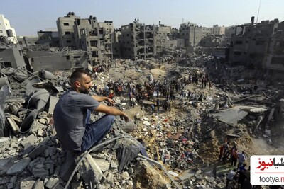 (ویدئو+16)صحنه های تلخ و دلخراش از گرفتاری فلسطینی ها زیر آوار!