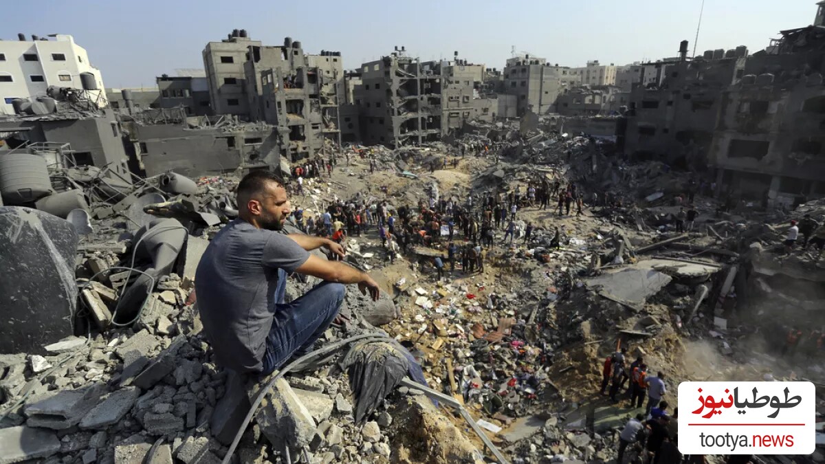(ویدئو+16)صحنه های تلخ و دلخراش از گرفتاری فلسطینی ها زیر آوار!