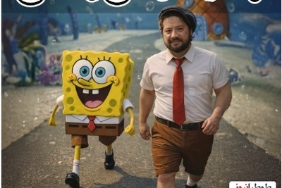 نسخه کارتونی بازیگران ایرانی؛ از سوباسا قایدی تا باب اسفنجی صادقی و...+ویدیو