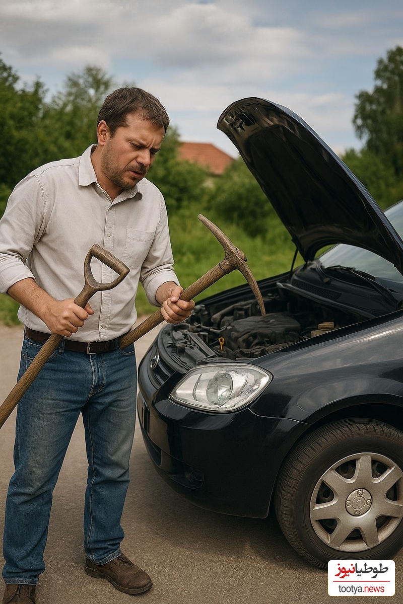 خلاقیت خنده‌دار راننده بی اعصاب MVM در خاموش کردن چراغ چشمک زن حماسه آفرید😂/ طراح تویی داداش بقیه اداتو درمیارن، اصلا هرچی تو بگی