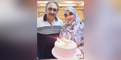 تبریک تولد ستاره سادات قطبی به رهبر شهید انقلاب+ عکس