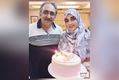 تبریک تولد ستاره سادات قطبی به رهبر شهید انقلاب+ عکس