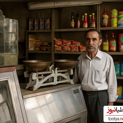 خلاقیت خنده دار بقال همدانی برای متقاعد کردن مشتری در سرمای زمستان کاری کرد کارستون/ بنازم به این ابتکار+عکس