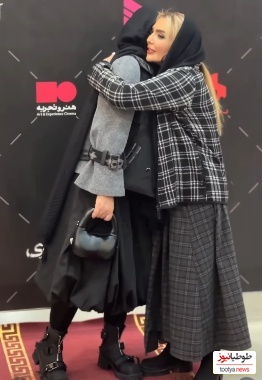 استایل آکروماتیک شهرزاد عبدالمجید و نسیم ادبی  جون میده برای یلدا/ چهارخونه جذاب با دامن بلند ادایی که انگار برای پاییز و زمستون ساخته شده+فیلم