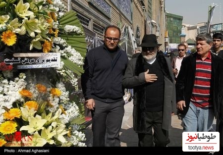 مراسم ختم پدر اکبر عبدی