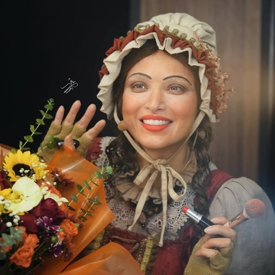 درخشش بهنوش طباطبایی در پشت صحنه نمایش الیور توئیست با تیپ و استایل ویکتوریایی در کنار مهمان ویژه سینا مهراد، علی زند وکیلی ،هوتن شکیبا و .....