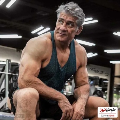بدن عجیب علیرضا حیدری در 50 سالگی؛ اسطوره کشتی یا غول بدنسازی؟/ دود از کنده بلند می‌شود!