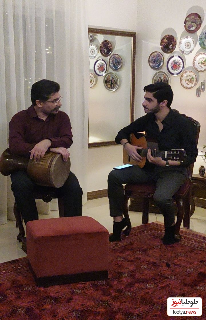 جلوه باشکوه منزل هنری امیرحسین مدرس، ایناروس سریال یوسف پیامبر/ از سه تار و تنبک تا گیتار و.../ نگم براتون از دکوراسیون جذاب خونه اش