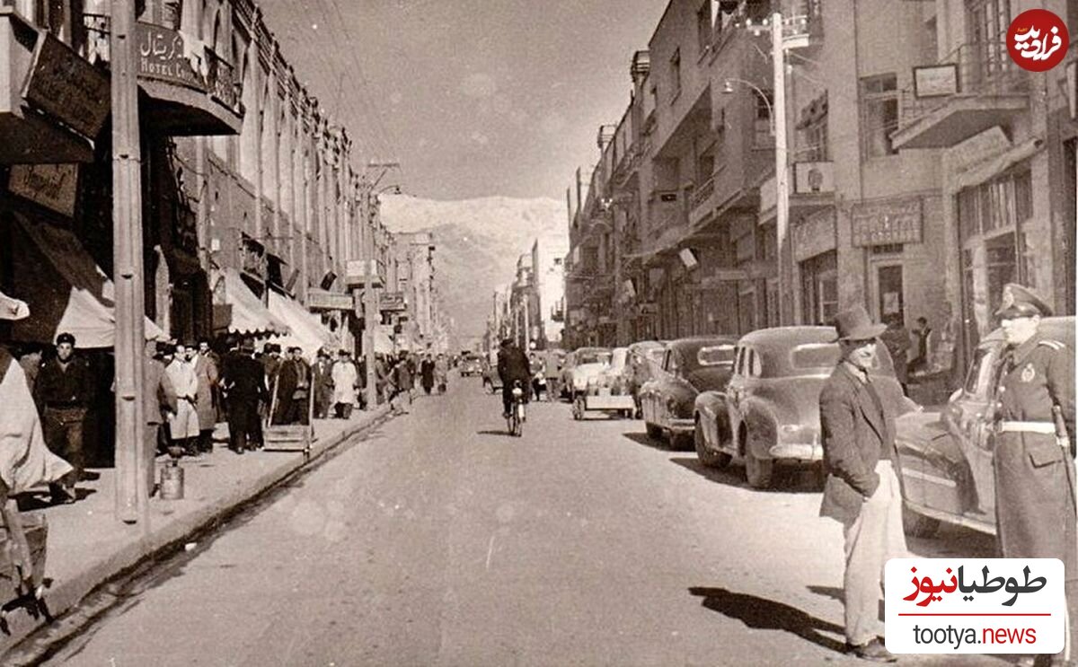 (عکس) 2 تصویر دیده نشده و کمیاب از خیابان لاله‌زار 95 سال پیش!