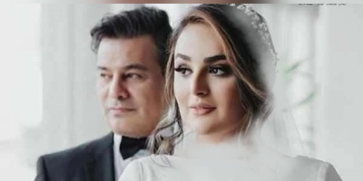 تدارکات جشن عروسی اروپایی پیمان قاسم خانی و همسر جوانش میترا ابراهیمی با دیزاین کیک 3 طبقه، شمع و...