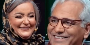 اینو یادتونه؟؛ واکنش باحال ولی پر از ترس مهران مدیری به حرکت پرشیطنت نعیمه نظام‌دوست+ ویدیو