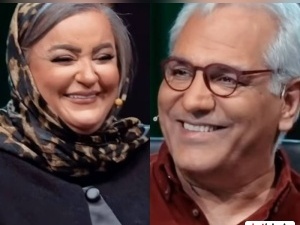 اینو یادتونه؟؛ واکنش باحال ولی پر از ترس مهران مدیری به حرکت پرشیطنت نعیمه نظام‌دوست+ ویدیو