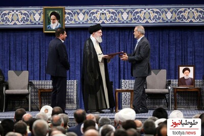 تصاویر دیدنی و قدیمی از مراسم تنفیذ رهبر معظم انقلاب ،خاتمی و احمدی نژاد و.../ از خیانت بنی صدر تا شهادت 2 رئیس‌جمهور