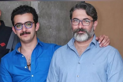 اقدام خنده‌دار علی شادمان در جشن تولد؛ قورت دادن گاز هلیوم بادکنک و کارتونی شدن صداش +ویدیو/ خودش با شنیدن صداش غش کرد🤣