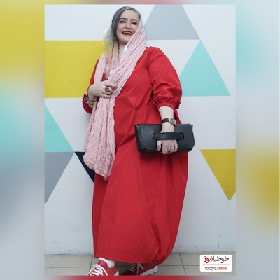پشت صحنه خنده دار اکران آرزوهای چپکی با حضور نعیمه نظام دوست و عمو پورنگ: چرا من قرمز میپوشم ...