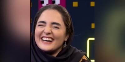 فیلم/مات و مبهوت شدن امیرحسین قیاسی از جواب منحصربه فرد نرگس محمدی/ بیچاره موند چی بگه😂