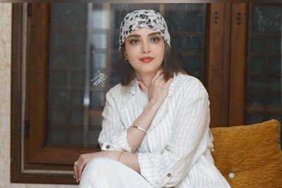 نگاهی به مراسم افتتاحیه مطب پزشکی بهنوش طباطبایی با حضور اقوام یک این هنرمند/ وسواس شدید خانم دکتر سینمای ایران برای چیدمان اتاق درمان+عکس