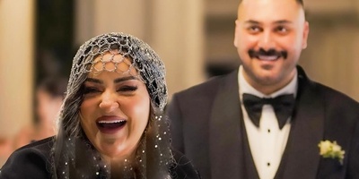 حضور نعیمه نظام دوست در مراسم عروسی مجلل و شاهانه خواهرزاده اش امیرحسین/ از چیدمان شمع های بلورین روی میز مهمانان تا آتش بازی لحظه ورود عروس و داماد در کاخ مجلل