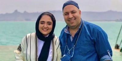 (ویدیو) تخریب و ضایع کردن جنجالی نرگس محمدی توسط همسرش علی اوجی وسط برنامه زنده/ فقط قیافه و نگاه نرگس!