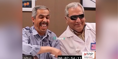 خنده‌دارترین سکانس پشت صحنه «درحاشیه» با هنرنمایی  مهران مدیری و جواد رضویان