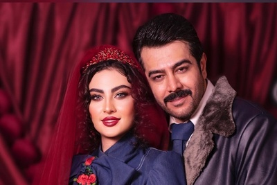 اگر هوش مصنوعی لباس یلدایی محبوب ترین زوج های سینما را طراحی می کرد! تیپ و استایل فوق العاده زیبای گلوریا هاردی و همسر، مهدی پاکدل و رعنا بانو،مریم مومن و آقا سهیل، مینا مختاری و...