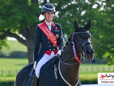 (تصاویر) جشن تعیین جنسیت بچه شارلوت دوژردن، سوارکار بریتانیایی اخراجی از المپیک 2024 به خاطر بد رفتاری با اسب