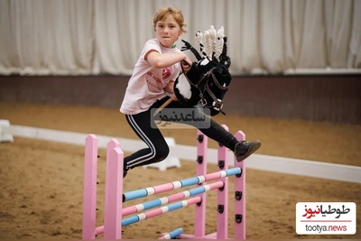 اسب سواری بانمک و بامزه به سبک کودکان اوتیسم!+ تصاویر