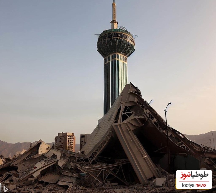 زلزله برج میلاد